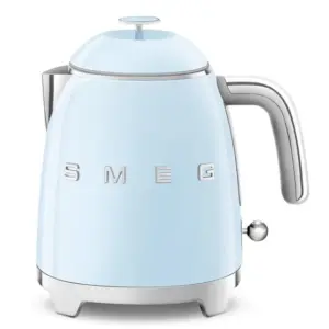Chaleira Elétrica Mini Retrô Smeg 0.8L Azul Pastel