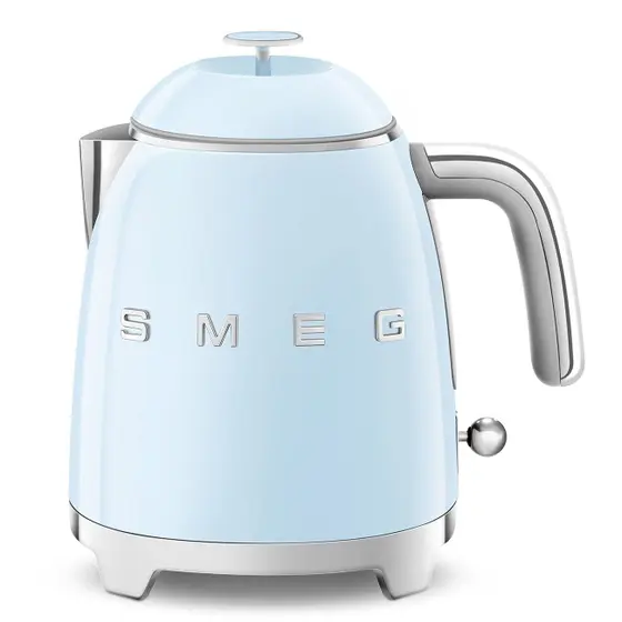 Chaleira Elétrica Mini Retrô Smeg 0.8L Azul Pastel