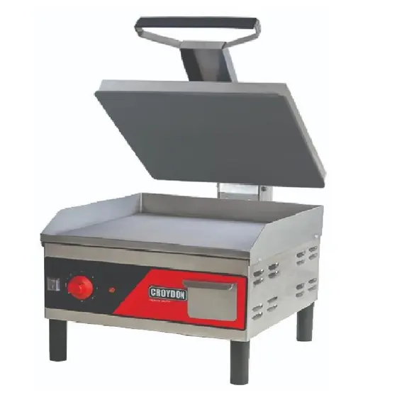 Chapa Churrasqueira Elétrica Croydon com Prensa Aquecida 40cm 3700W CE04-2T