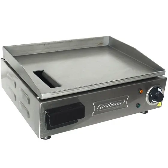Chapa Lanches Elétrica Grill Cotherm Profissional Industrial Inox 40×30 1200W 110V/127V 2521