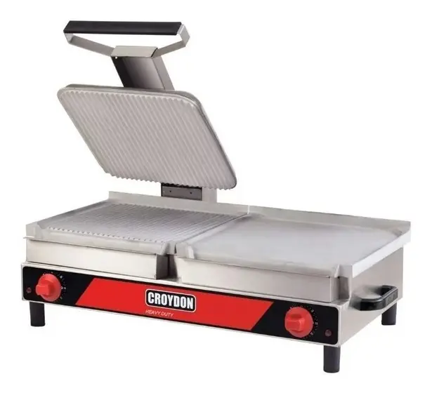 Chapa Sanduicheira Elétrica Croydon Conjugada Estriada 220V SACE