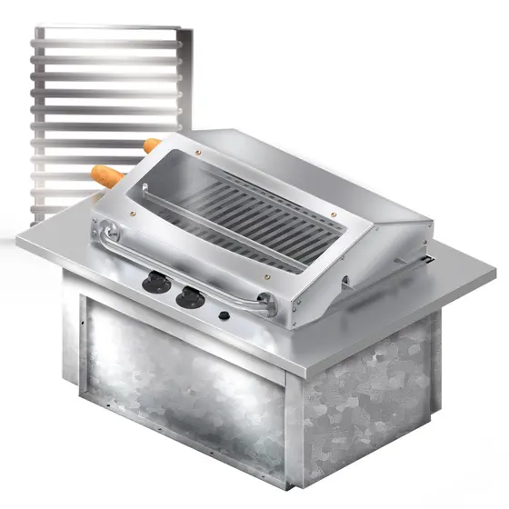 Cooktop Elétrico Saro de Embutir 70x48x30cm 220V CHE22