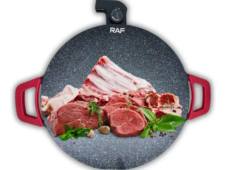 Churrasqueira Elétrica Well Home Disco Panela Grill com Ajuste de Calor Sem Fumaça