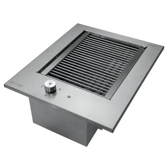 Churrasqueira Elétrica de Embutir Grill Titan Diamond Fine Sem Tampa Bivolt