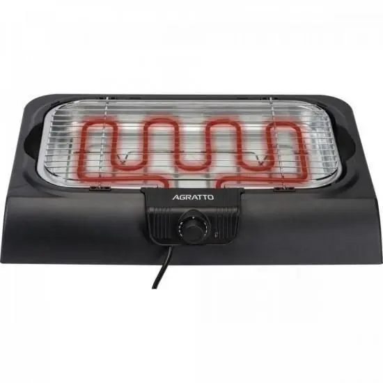 Churrasqueira Elétrica de Mesa Agratto Mr. Cheff Preta 127V CH2-01