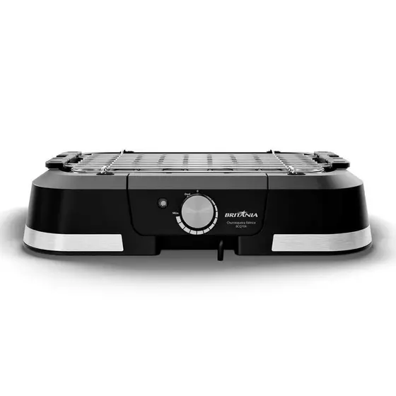 Churrasqueira Elétrica de Mesa Britânia Preta 127V BCQ10A