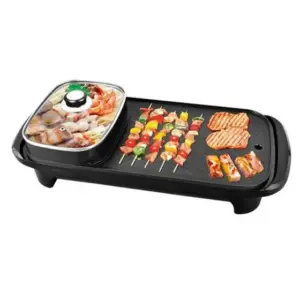 Churrasqueira Elétrica Chapa Grill Sokany 5 Níveis de Temperatura 220V Churrasqueira Elétrica Chapa Grill Sokany 5 Níveis de Temperatura 220V