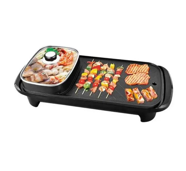 Churrasqueira Elétrica Chapa Grill Sokany 5 Níveis de Temperatura 220V