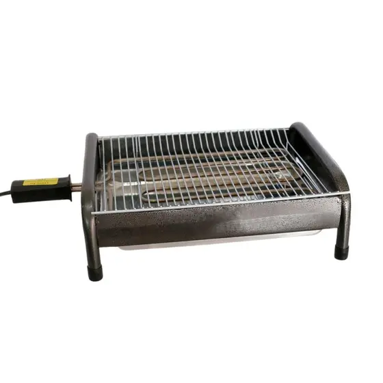 Churrasqueira Elétrica Rizzolar Top Grill 2 Craqueada Alumínio 110V