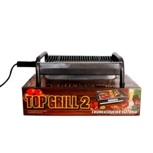 Churrasqueira Elétrica Top Grill 2 Craqueada Sem Fumaça