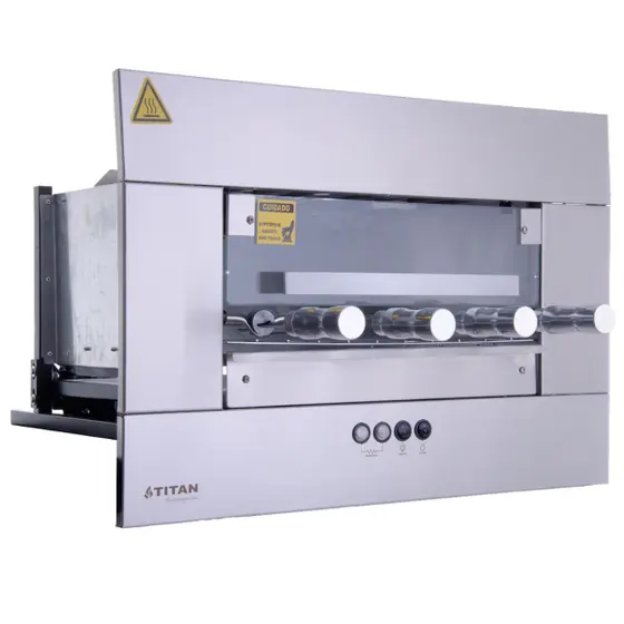 Churrasqueira Elétrica de Embutir Titan 4 espetos 127V