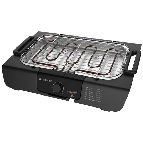 Churrasqueira Elétrica Grill Cadence Grill Menu 220V GRL810