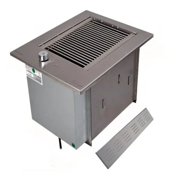 Churrasqueira Elétrica de Embutir Grill Titan Diamond Premium com Veneziana 127V