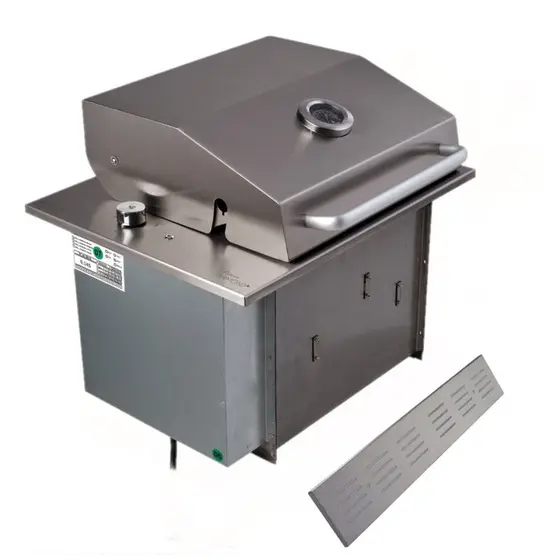 Churrasqueira Elétrica Grill Titan Eletro Diamond Premium com Tampa Titan e Veneziana