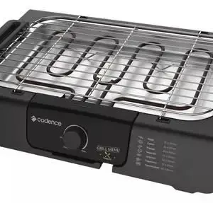 Churrasqueira Elétrica Grill Cadence Grill Menu Preta 220V GRL810