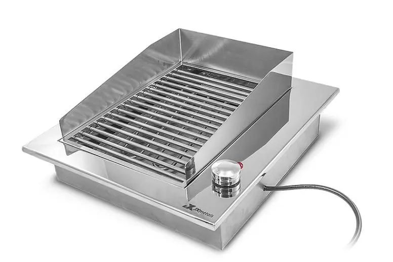 Churrasqueira Elétrica de Embutir JX Metais Parrilla Inox 304 40×47 220V