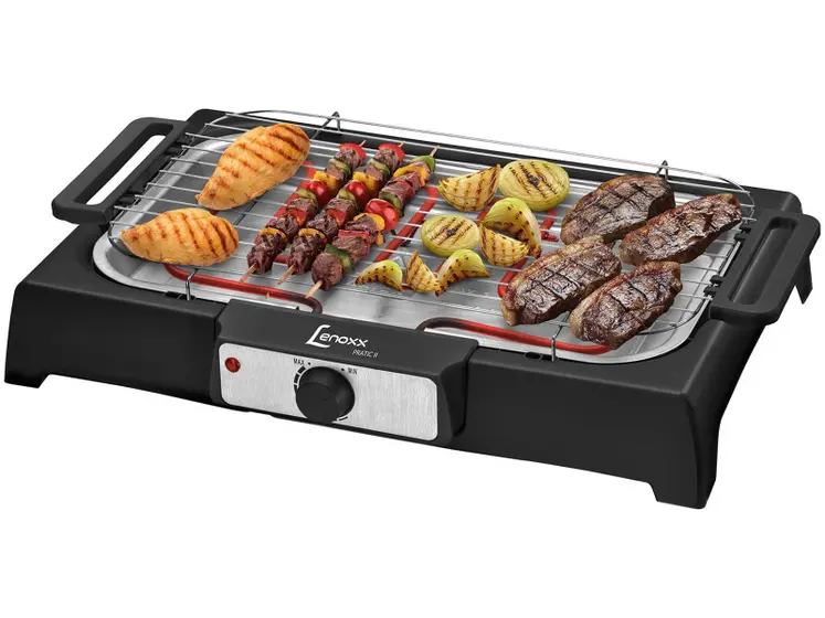 Churrasqueira Elétrica de Mesa Lenoxx Pratic II 1800W 220V PCH145