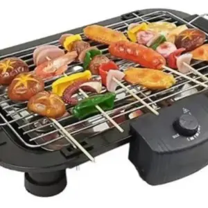 Churrasqueira Elétrica de Mesa Grill BAK Sem Fumaça Portátil 1500W 110V