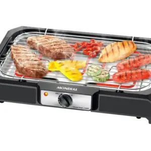 Churrasqueira Elétrica Mondial Grand Steak & Grill 2000W Churrasqueira Elétrica Mondial Grand Steak & Grill 2000W