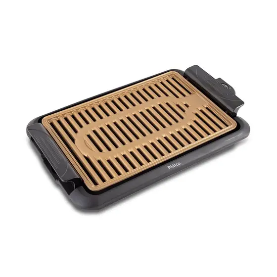 Churrasqueira Elétrica de Mesa Philco Dourada PCQ1200D