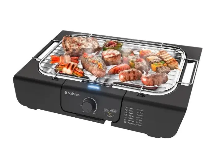 Churrasqueira Elétrica Portátil Cadence Grill Menu GRL810
