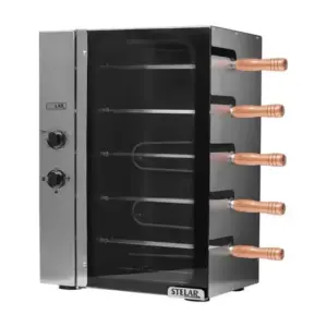 Churrasqueira Elétrica de Bancada Rotativa Stelar 5 Espetos