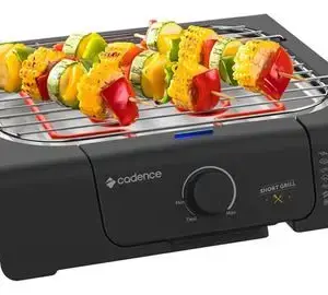 Churrasqueira Elétrica Cadence Short Grill Preta 110V GRL805 Churrasqueira Elétrica Cadence Short Grill Preta 110V GRL805