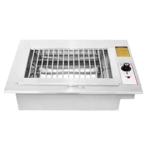 Churrasqueira Elétrica de Embutir Sevefort com Grelha Uruguaia Inox