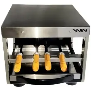 Churrasqueira Elétrica de Bancada Win 4 Espetos (2 Giratórios e 2 Fixos)