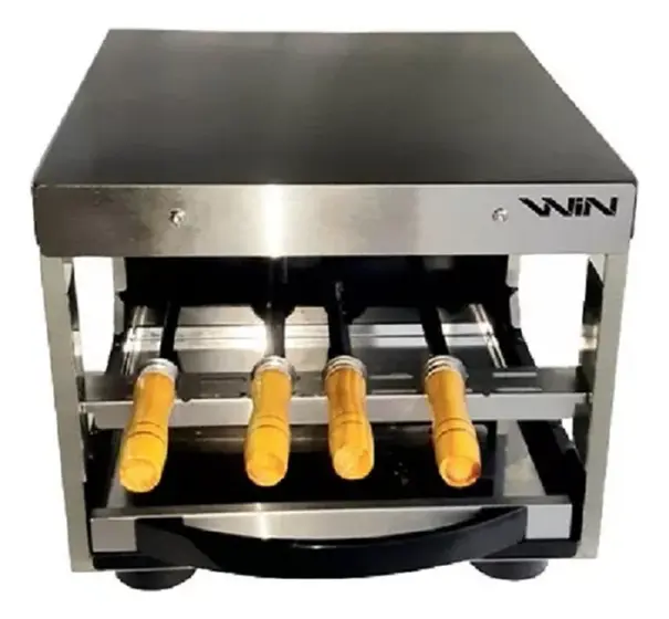 Churrasqueira Elétrica de Bancada Win 4 Espetos (2 Giratórios e 2 Fixos)