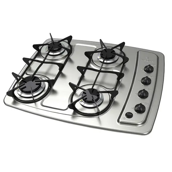 Cooktop a Gás Venax Cook 4 Bocas Inox GLP
