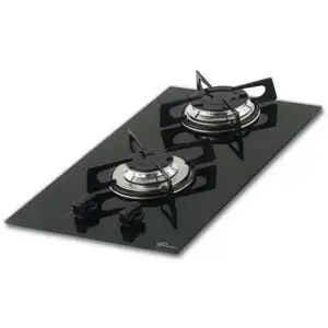 Cooktop a Gás Fischer 2 Bocas Acendimento Superautomático Preto Cooktop a Gás Fischer 2 Bocas Acendimento Superautomático Preto