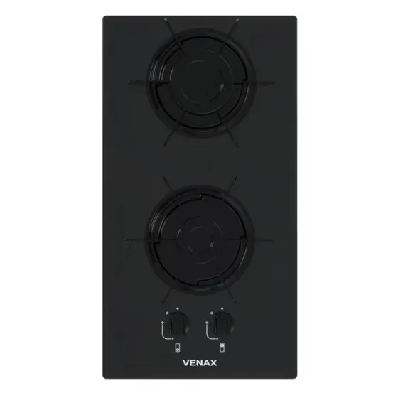Cooktop a Gás Venax Libero 2 Bocas Preto GLP
