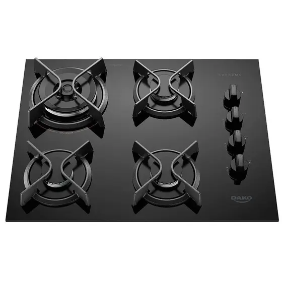 Cooktop a Gás Dako Supreme 4 Bocas Acendimento Superautomático