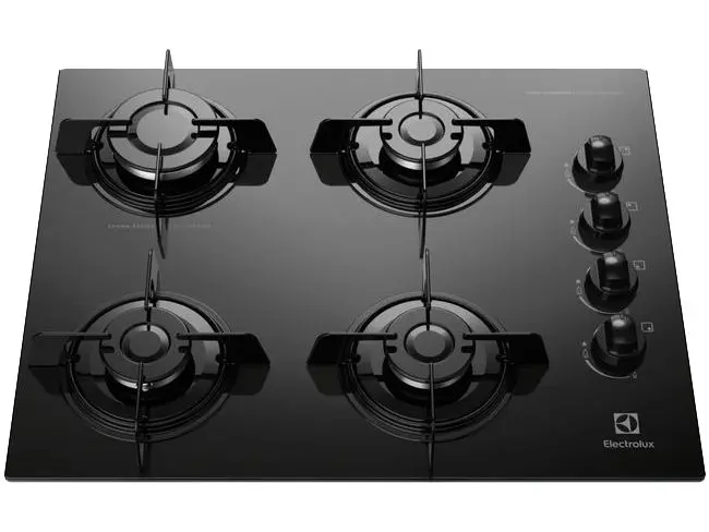 Cooktop a Gás Electrolux 4 Bocas Preto GLP KE4GP