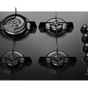 Cooktop a Gás Electrolux 4 Bocas Tripla Chama Preto GLP KE4TP Cooktop a Gás Electrolux 4 Bocas Tripla Chama Preto GLP KE4TP