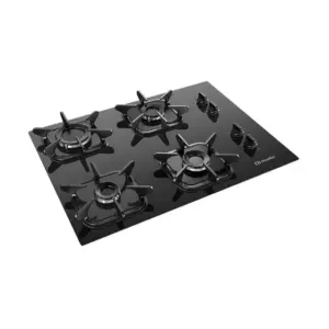 Cooktop a Gás Mueller G5 4 Bocas Ultra Chama Preto Bivolt Cooktop a Gás Mueller G5 4 Bocas Ultra Chama Preto Bivolt
