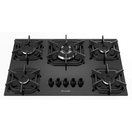 Cooktop a Gás Mueller G4 5 Bocas Tripla Chama
