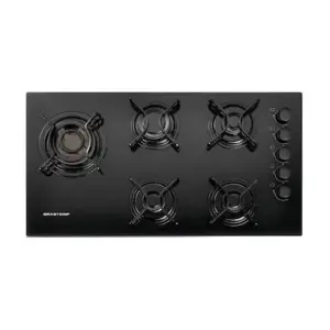 Cooktop a Gás Brastemp 5 Bocas Preto Bivolt BDD85AE
