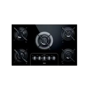 Cooktop a Gás Consul Facilite 5 Bocas Preto GLP CD075AE Cooktop a Gás Consul Facilite 5 Bocas Preto GLP CD075AE