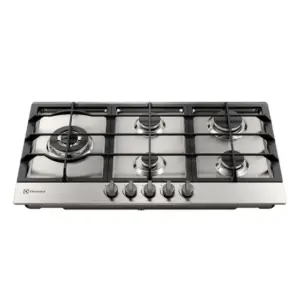 Cooktop a Gás Electrolux Experience 5 Bocas Inox Semi Profissional KE9DX Cooktop a Gás Electrolux Experience 5 Bocas Inox Semi Profissional KE9DX