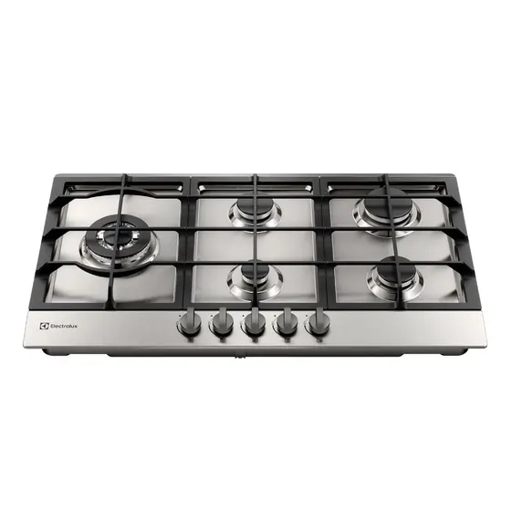 Cooktop a Gás Electrolux Experience 5 Bocas Inox Semi Profissional KE9DX