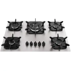 Cooktop a Gás Mueller 5 Bocas de Alumínio com Queimador Tripla Chama Cooktop a Gás Mueller 5 Bocas de Alumínio com Queimador Tripla Chama