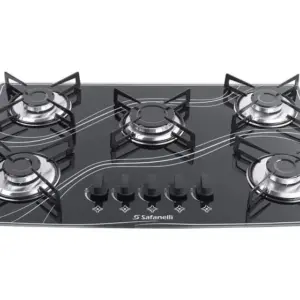 Cooktop a Gás Safanelli Line 5 Bocas GLP FCL50 Cooktop a Gás Safanelli Line 5 Bocas GLP FCL50