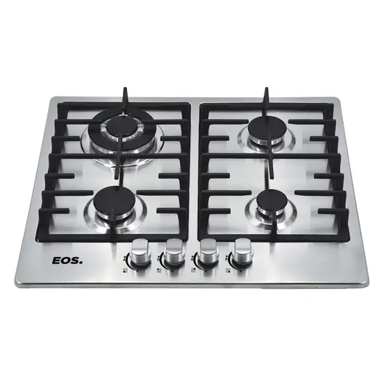 Cooktop a Gás EOS 4 Bocas Inox Bivolt ECG04