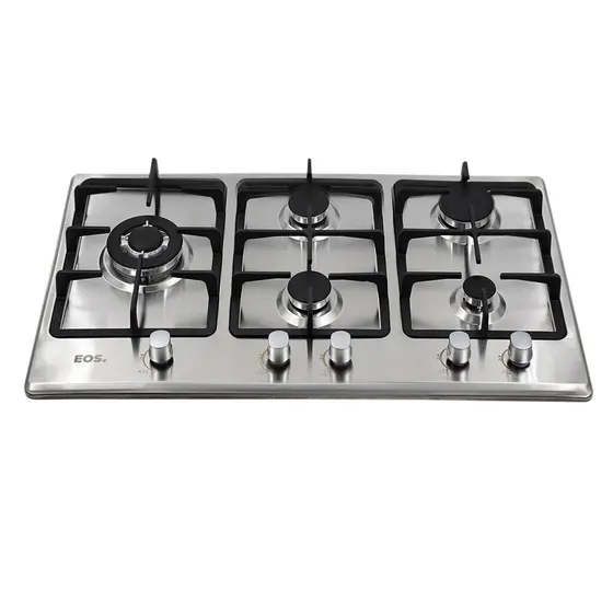 Cooktop a Gás EOS 5 Bocas Inox 90cm Bivolt ECG05IB