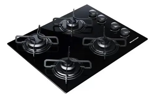 Cooktop a Gás Brastemp 4 Bocas com Grades de Platina BDD61AE