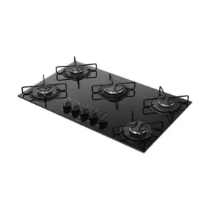 Cooktop a Gás Atlas Agile Up 5 Bocas Preto Bivolt
