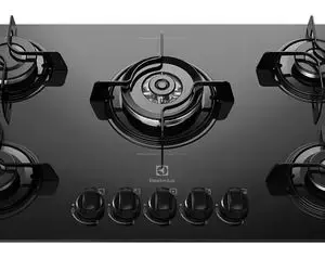 Cooktop a Gás Electrolux Premium 5 Bocas com Tripla Chama Cooktop a Gás Electrolux Premium 5 Bocas com Tripla Chama
