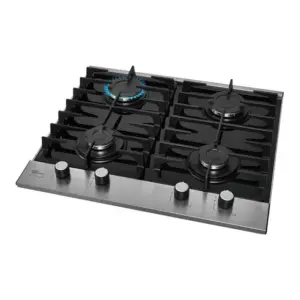 Cooktop a Gás Fischer Platinium 4 Bocas com Trempe de Ferro Fundido Mesa Vidro Bivolt 33800-92121 Cooktop a Gás Fischer Platinium 4 Bocas com Trempe de Ferro Fundido Mesa Vidro Bivolt 33800-92121